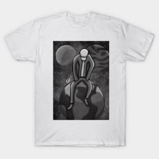 Top Of The World (Black and White Full) T-Shirt